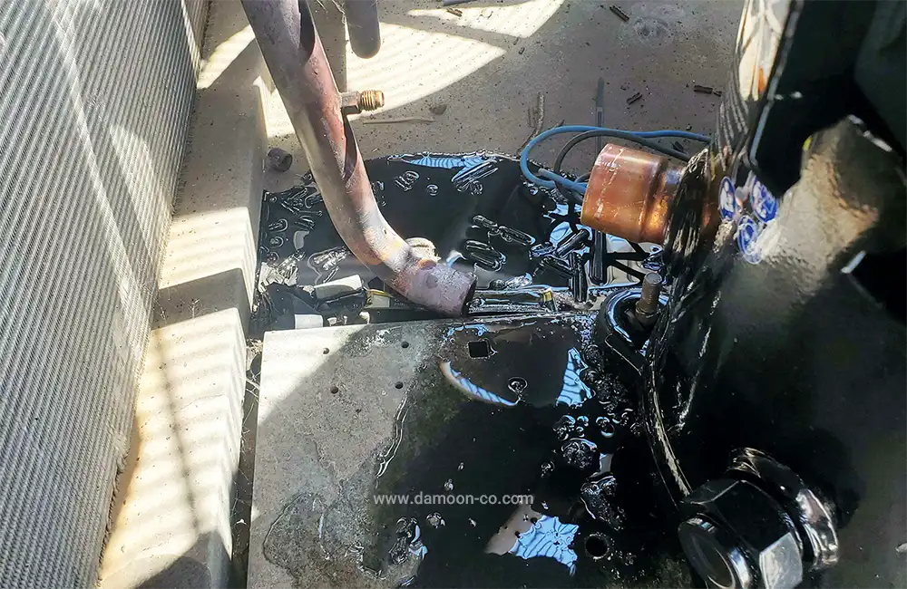 سوختن کمپرسور تبریدی