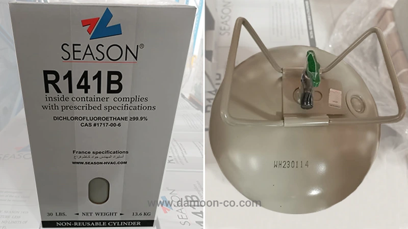 کارتن و کپسول گاز R141b سیزن
