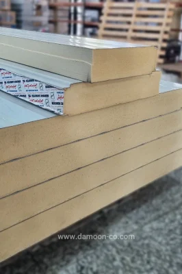 ساندویچ پنل نبوغ سرمایش در کارخانه دامون