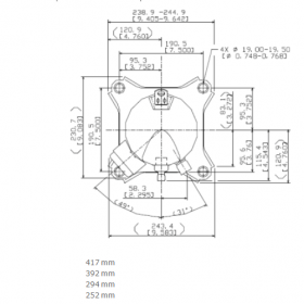 ابعاد کمپرسور اسکرال کوپلند ZR48 تک فاز