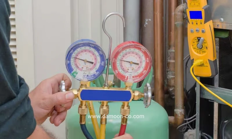 شارژ بیش‌ از حد مبرد