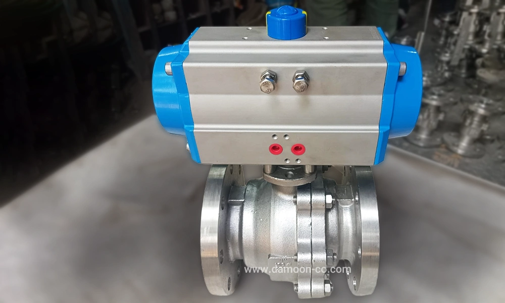 اکچویتور پنوماتیکی روی شیر