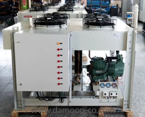 یک کندانسور بالازن در یونیت تبریدی